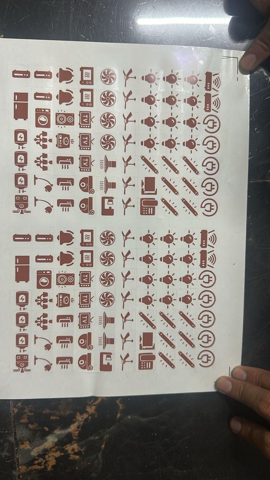 Golden Switch Stickers