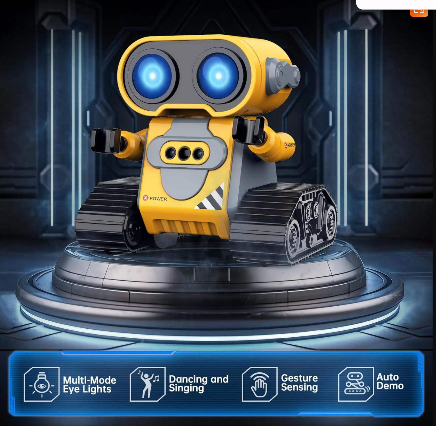 Gesture Control Rechargeable RC Intelligent Robot Toy
