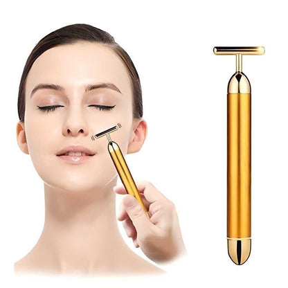 Face Massager Machine for Facial – Electric Gold Face Massager