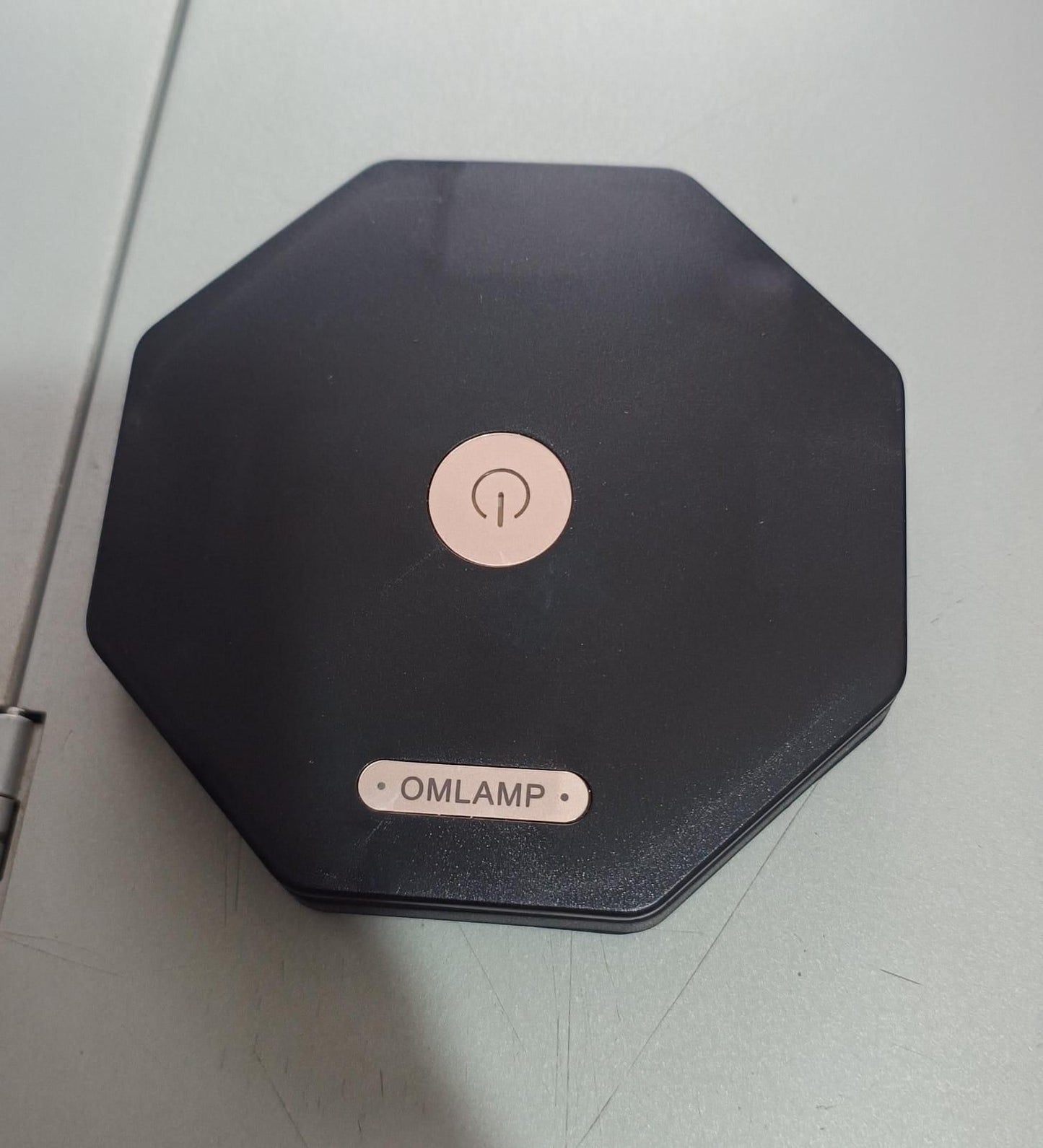 Creative rotating smart touch [PORTABLE] night light , Black