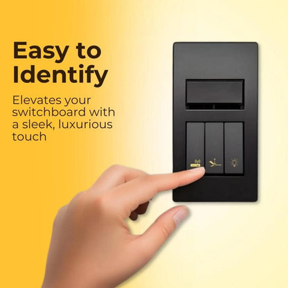 Golden Switch Stickers