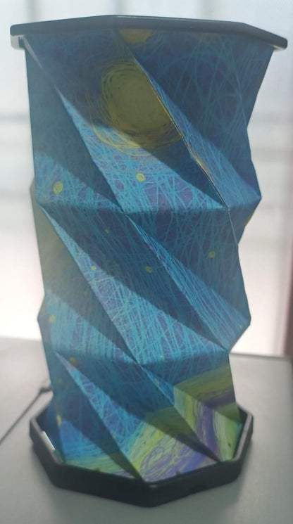 Creative rotating smart touch [PORTABLE] night light , Black