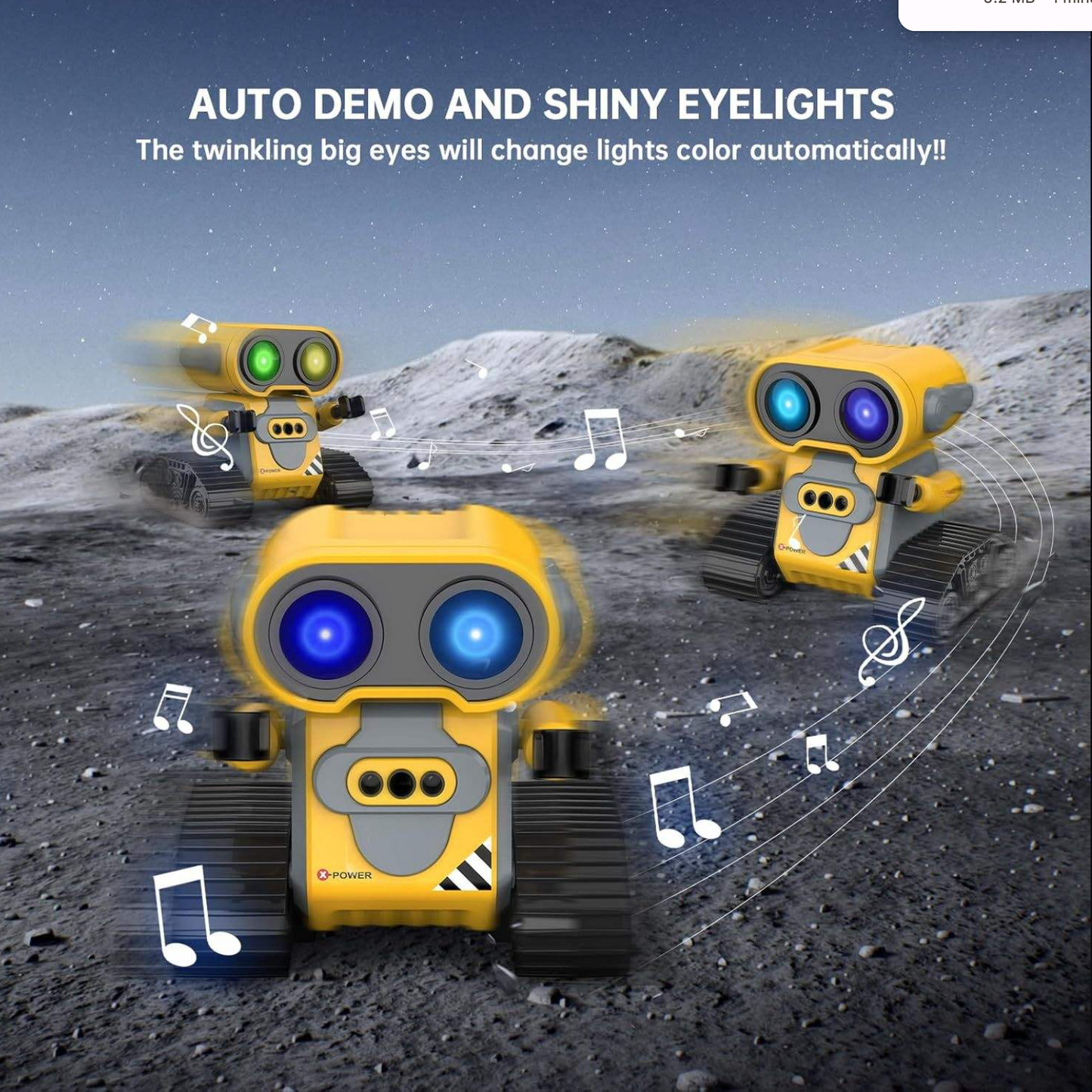 Gesture Control Rechargeable RC Intelligent Robot Toy